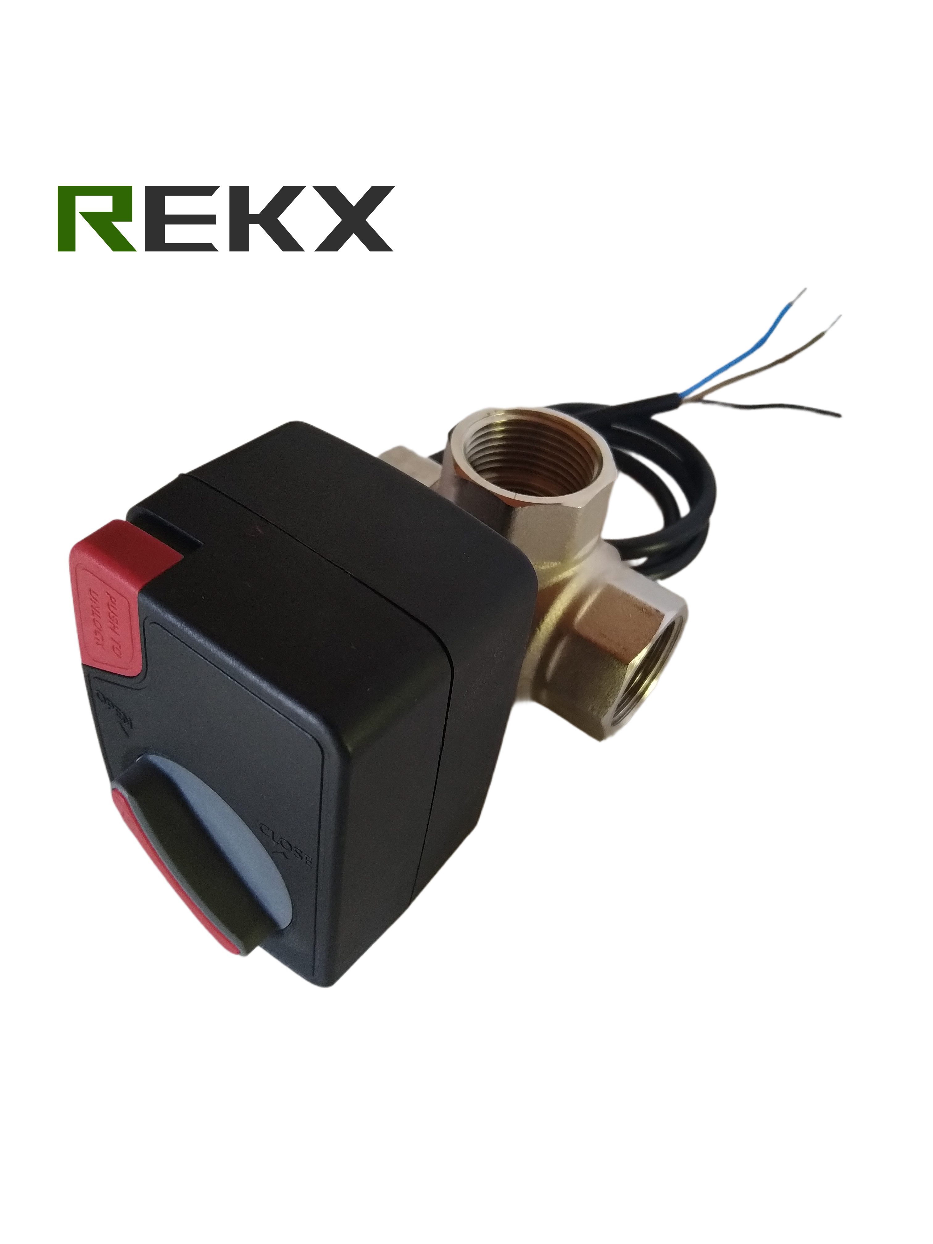 Rekx VVC1 Driewegklep 1" 230v voor Warmtepomp of Cv systeem