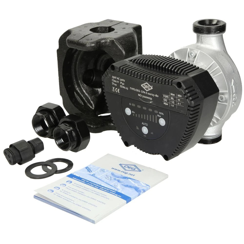 Silvertec Energiezuinige Circulatiepomp 10m opvoerhoogte(CV pomp)
