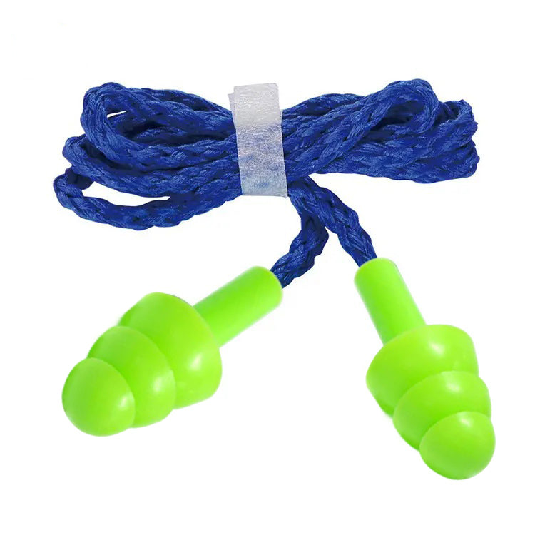 Rekx® Herbruikbare Oordoppen met koord - Gehoorbescherming -  Muziek - Slapen - Klussen - Herriestoppers - Earplugs - Gehoorbescherming - Groen