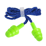 Rekx® Herbruikbare Oordoppen met koord - Gehoorbescherming -  Muziek - Slapen - Klussen - Herriestoppers - Earplugs - Gehoorbescherming - Groen