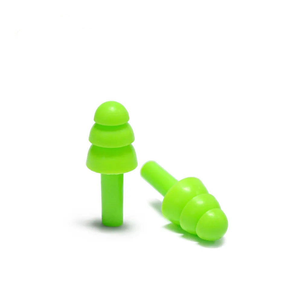 Rekx® Herbruikbare Oordoppen met koord - Gehoorbescherming -  Muziek - Slapen - Klussen - Herriestoppers - Earplugs - Gehoorbescherming - Groen