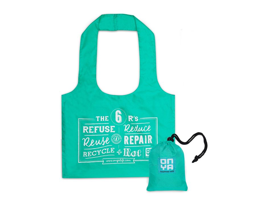 Grote Shopper 30 cm x 39,5 cm groen