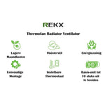 Rekx Thermofan radiatorventilator Basis