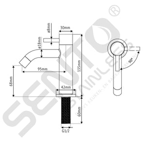 Sento RVS Fonteinkraan ST101