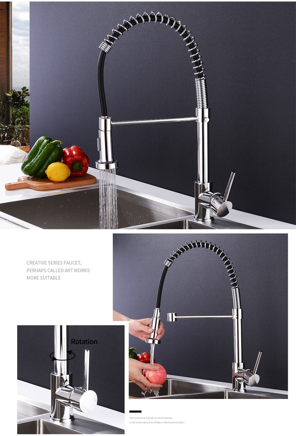 Torneira Pull-Out keukenkraan