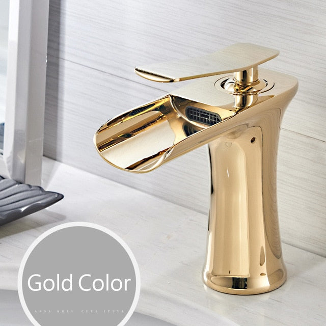 Wan Waterval Multicolor Wastafelkraan