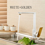 Kala Combicolor Flat keukenkraan wit goud