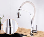Pull-out | Pull-down keukenkraan wit