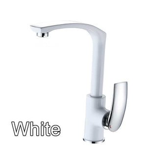 Kala Combicolor Curve keukenkraan wit